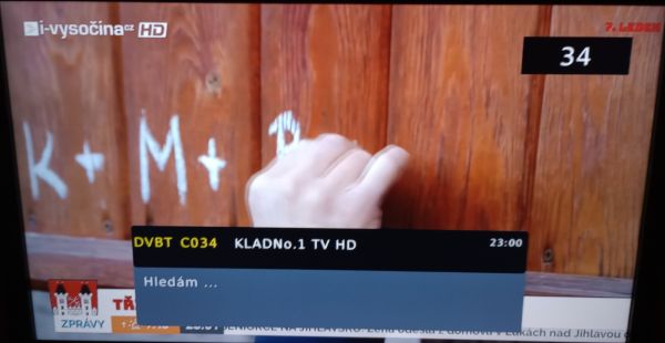 Program i-vysoina s chybnou identifikac KLADNo.1 TV